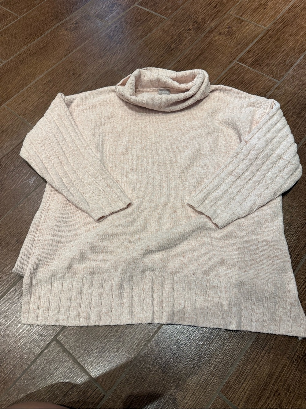 Chico's Cowl Neck Oversized Sweater